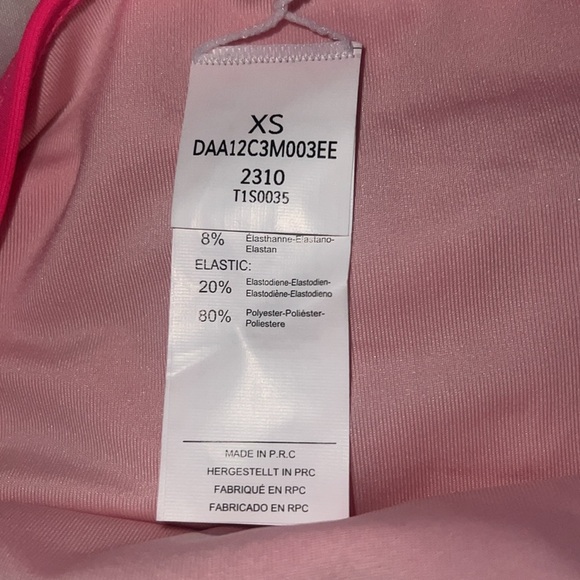 CUPSHE Leopard/Hot Pink High Waisted Two Piece Swimsuit/Swimwear/Bikini | NEW!💗 - Picture 8 of 9